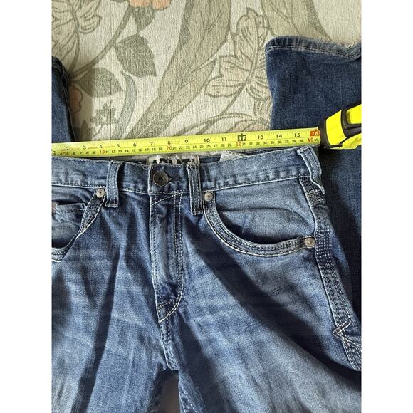 Ariat M5 Ramsey Slim Straight Boot Jeans Men’s 32x34 Medium Wash Distressed - Picture 11 of 12